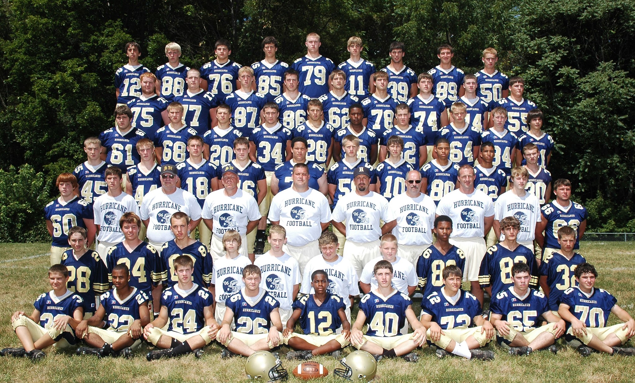 2006 Schuylkill Haven Hurricanes Varsity Football Roster